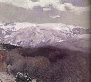 Joaquin Sorolla Sierra Nevada in winter oil painting
